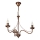 Candelabru ANTON pe lanț, 3x E14/15W/230V, finisaj bronz