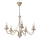 Candelabru ANTON pe lanț, 5xE14/60W/230V, bej