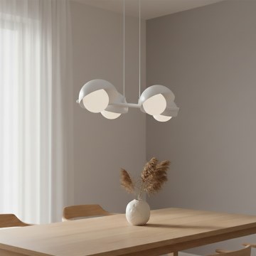 Candelabru cu cablu BOOM, 4x G9, 8W, 230V, alb