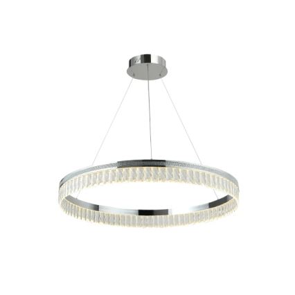 Lustră LED cu cristale THALIA, dimabilă, 55 W, 230 V, 3000–6000 K, Ø 80 cm, suspendată pe cablu + telecomandă