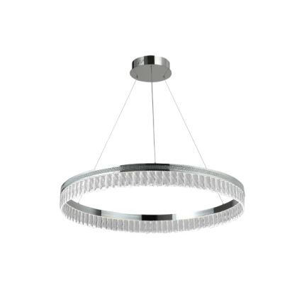 Lustră LED cu cristale THALIA, dimabilă, 55 W, 230 V, 3000–6000 K, Ø 80 cm, suspendată pe cablu + telecomandă