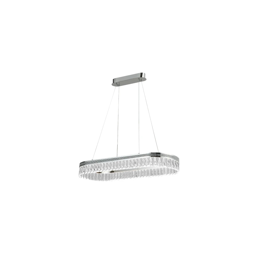 Lustru cu cristale LED reglabil pe cablu THALIA LED/50W/230V 3000-6000K + telecomandă