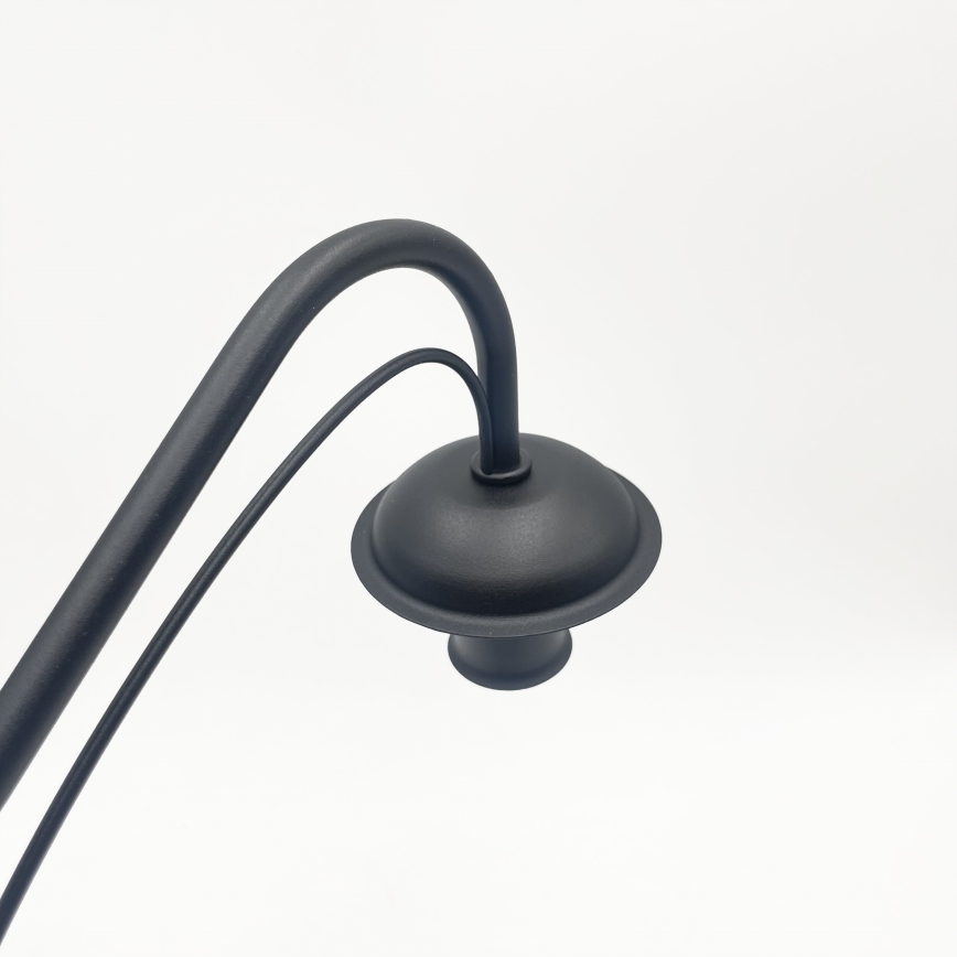 Candelabru cu lanț ANTON 8xE14/60W/230V negru