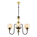 Candelabru cu lanț BUSAN 3xE27/40W/230V, auriu