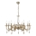 Candelabru cu lanț CASTRO, 8xE14/40W/230V, auriu