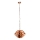Candelabru cu lanț PTMD ZANTH 1xE27/40W/230V Ø 42 cm, finisaj cupru