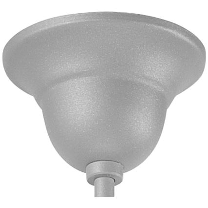 Candelabru cu lanț RETRO II, 5xE27/60W/230V, argintiu