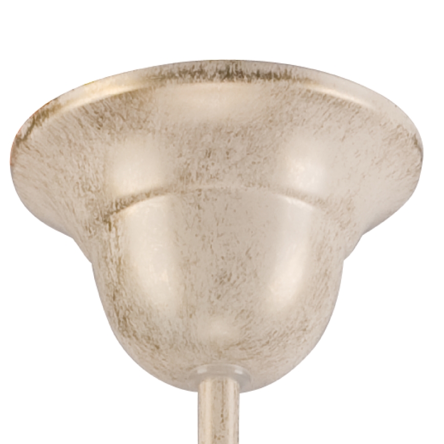 Candelabru cu lanț RETRO II, 5xE27/60W/230V, finisaj alb patinat