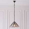Candelabru cu lanț Tiffany ASTORIA, 1x E27/60W/230V, diametru 40 cm