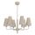 Candelabru cu lanț TORTOLA 6xE14/15W/230V bej