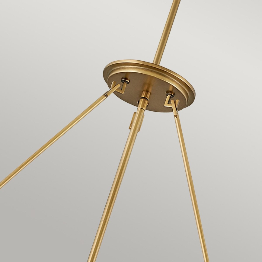 Quintiesse - Lustră pe tijă ECHELON, 8xE14/40W/230V, aurie