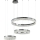 Candelabru din cristal LED dimabil pe cablu THALIA LED/120W/230V 3000-6000K + telecomandă