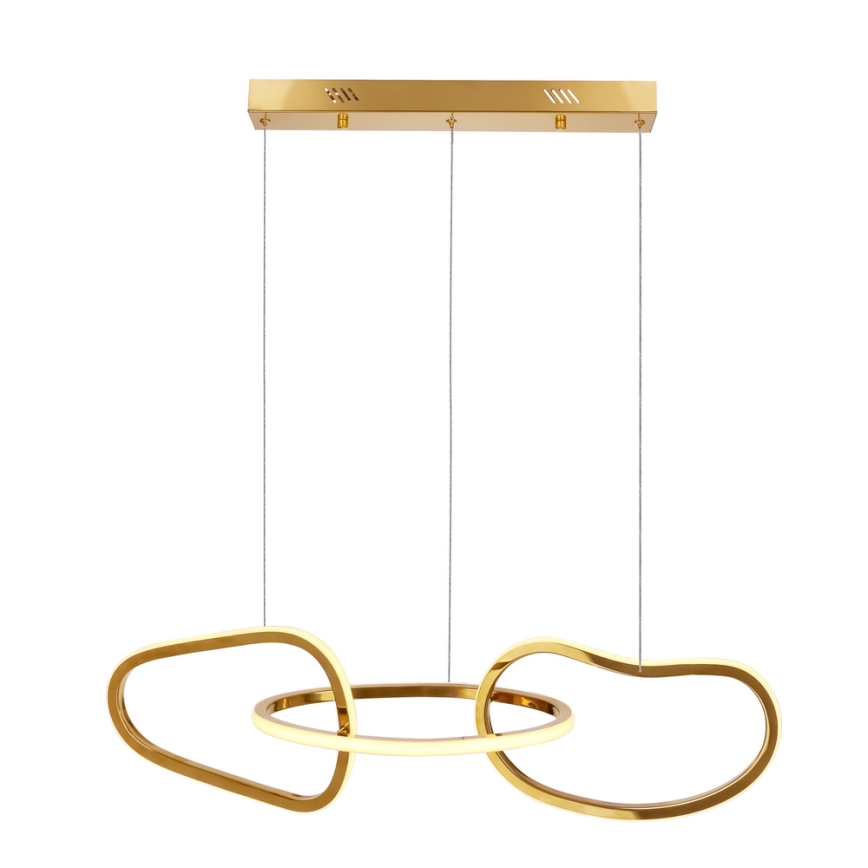 Candelabru LED ANNELI pe cablu, 30 W, 230 V, 80 cm, auriu