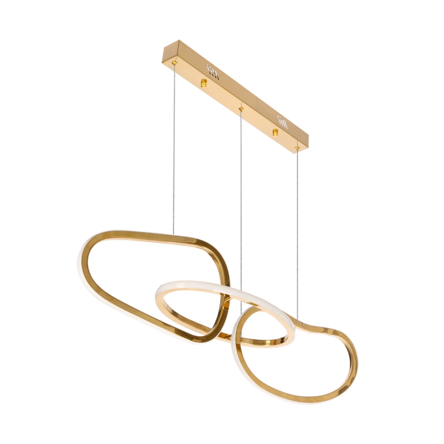 Candelabru LED ANNELI pe cablu, 30 W, 230 V, 80 cm, auriu