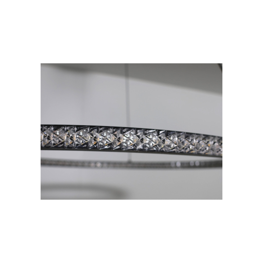 Candelabru LED dimmabil suspendat pe cablu LED/150W/230V 3000-6500K + telecomandă