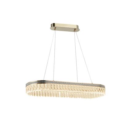 Lustru cu cristale LED reglabil, suspendat pe cablu THALIA LED/50W/230V 3000-6000K + telecomandă