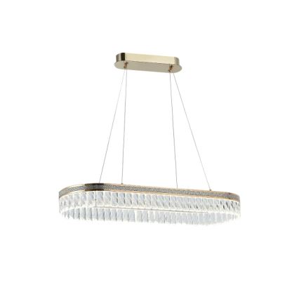 Lustru cu cristale LED reglabil, suspendat pe cablu THALIA LED/50W/230V 3000-6000K + telecomandă