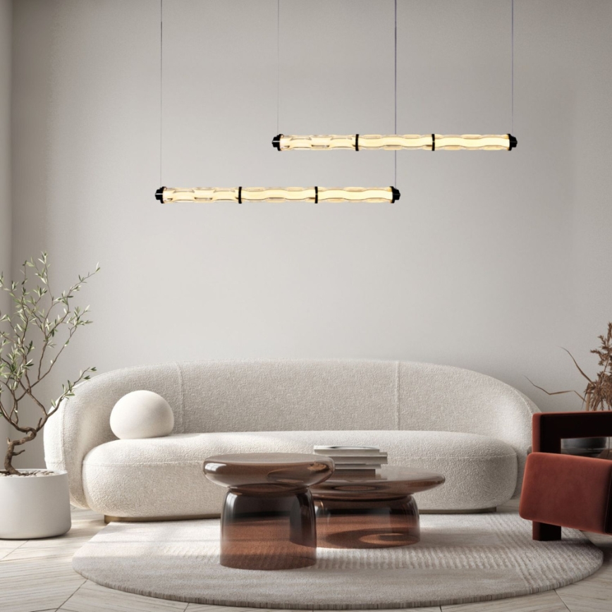 Candelabru LED pe cablu CORTE LED/25W/230V negru