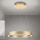 Candelabru LED reglabil pe cablu KOLK LED/40W/230V 2700/3000/4000K Ø 40 cm auriu