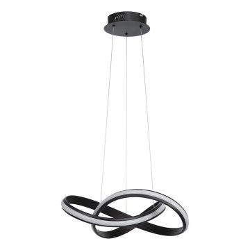 Candelabru LED reglabil suspendat pe cablu SALO LED/28W/230V 3000K negru