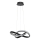 Candelabru LED reglabil suspendat pe cablu SALO LED/28W/230V 3000K negru