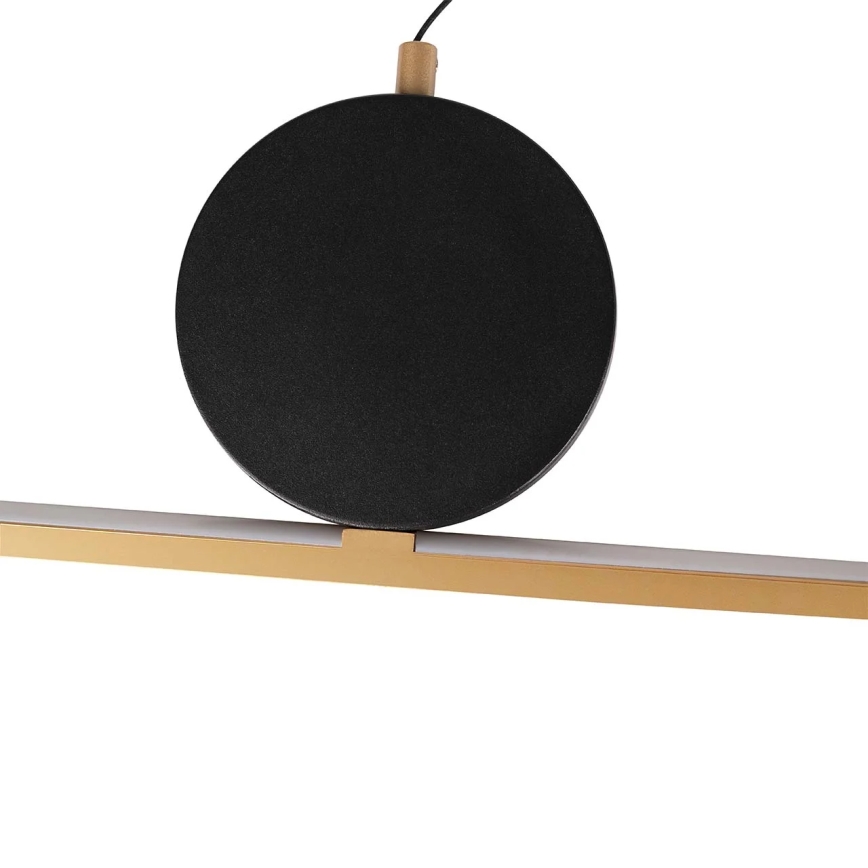 Candelabru LED suspendat cu cablu FLORENTYNA LED/48W/230V 4000K auriu/negru