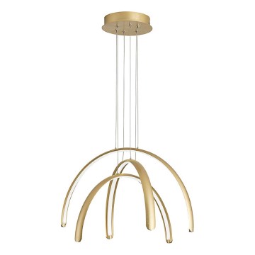 Candelabru LED suspendat pe cablu MEGAN LED/41W/230V auriu