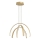 Candelabru LED suspendat pe cablu MEGAN LED/41W/230V auriu