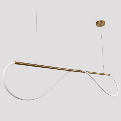 Candelabru LED suspendat pe cablu MELECA LED/36W/230V 3000/4000/6000K 160 cm auriu