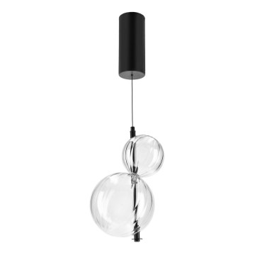Candelabru LED suspendat pe cablu PLAYA LED/10W/230V negru