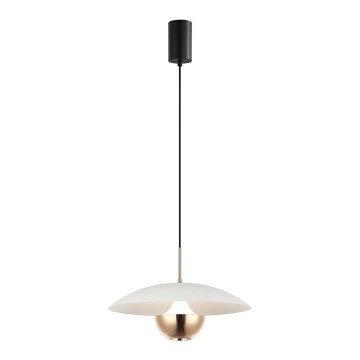 Candelabru LED suspendat pe cablu VALIA LED/9W/230V alb/auriu
