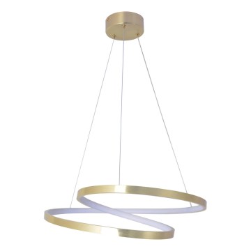 Candelabru LED ZEFIRA suspendat pe cablu, 40 W, 230 V, 4000 K, Ø 50 cm, auriu