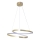 Candelabru LED ZEFIRA suspendat pe cablu, 40 W, 230 V, 4000 K, Ø 50 cm, auriu