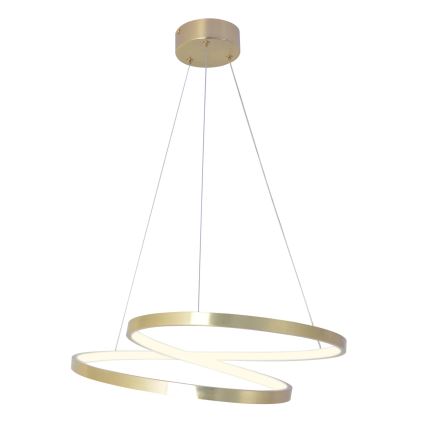 Candelabru LED ZEFIRA suspendat pe cablu, 40 W, 230 V, 4000 K, Ø 50 cm, auriu