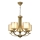 Candelabru NOVARA pe lanț, 5 x E27, 40 W, 230 V, finisaj bronz