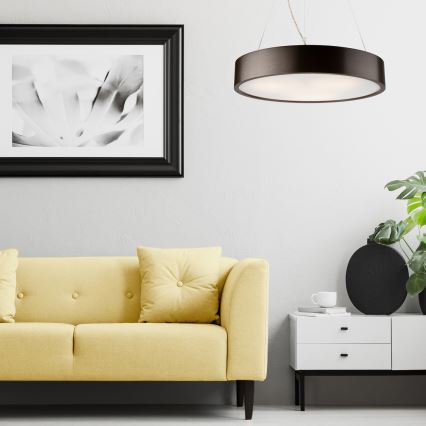 Candelabru suspendat pe cablu 3xE27/60W/230V ? 47 cm pin