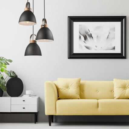 Candelabru suspendat pe cablu DANIELLE 3xE27/60W/230V fag