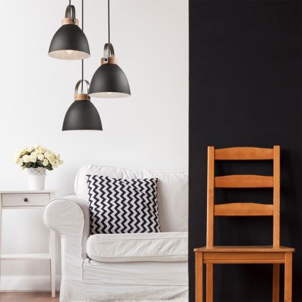 Candelabru suspendat pe cablu DANIELLE 3xE27/60W/230V fag