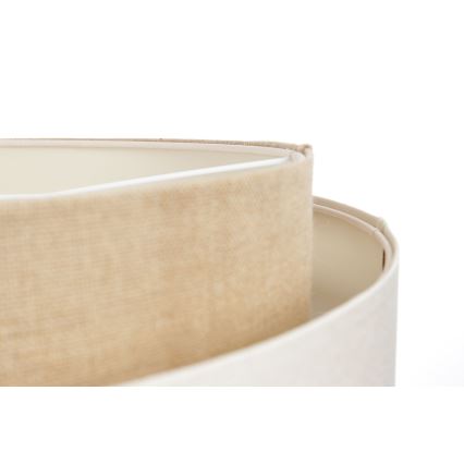 Candelabru suspendat pe cablu DOBLO 1xE27/60W/230V crem/bej