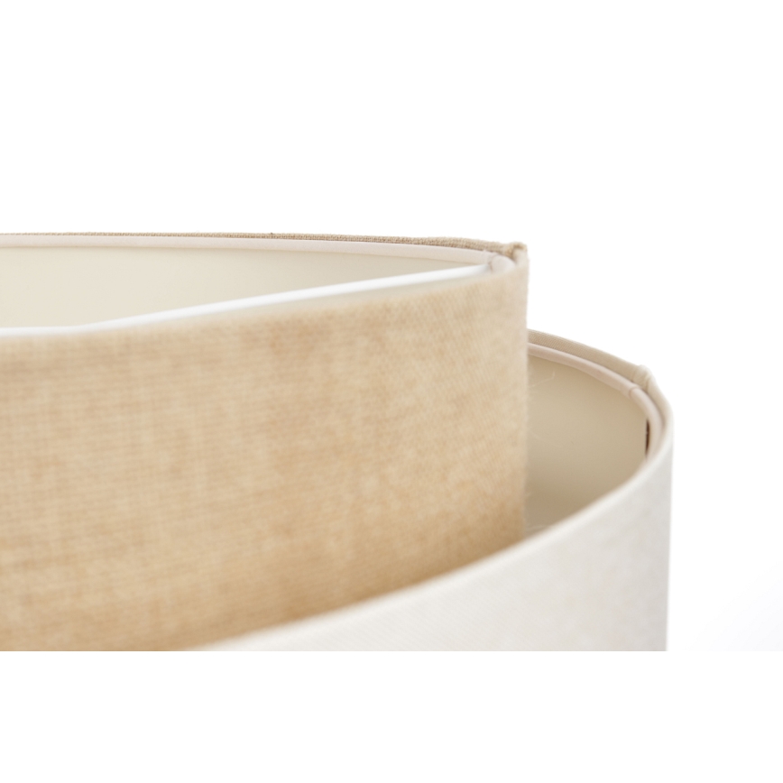 Candelabru suspendat pe cablu DOBLO 1xE27/60W/230V crem/bej