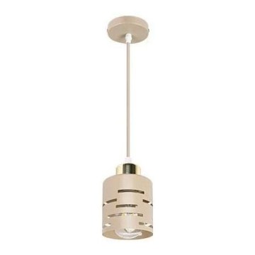 Candelabru pe cablu ELEN 1xE27/35W/230V bej/auriu