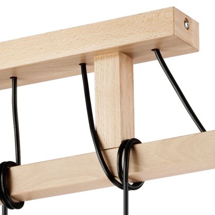 Candelabru suspendat pe cablu LEON 5xE27/60W/230V fag