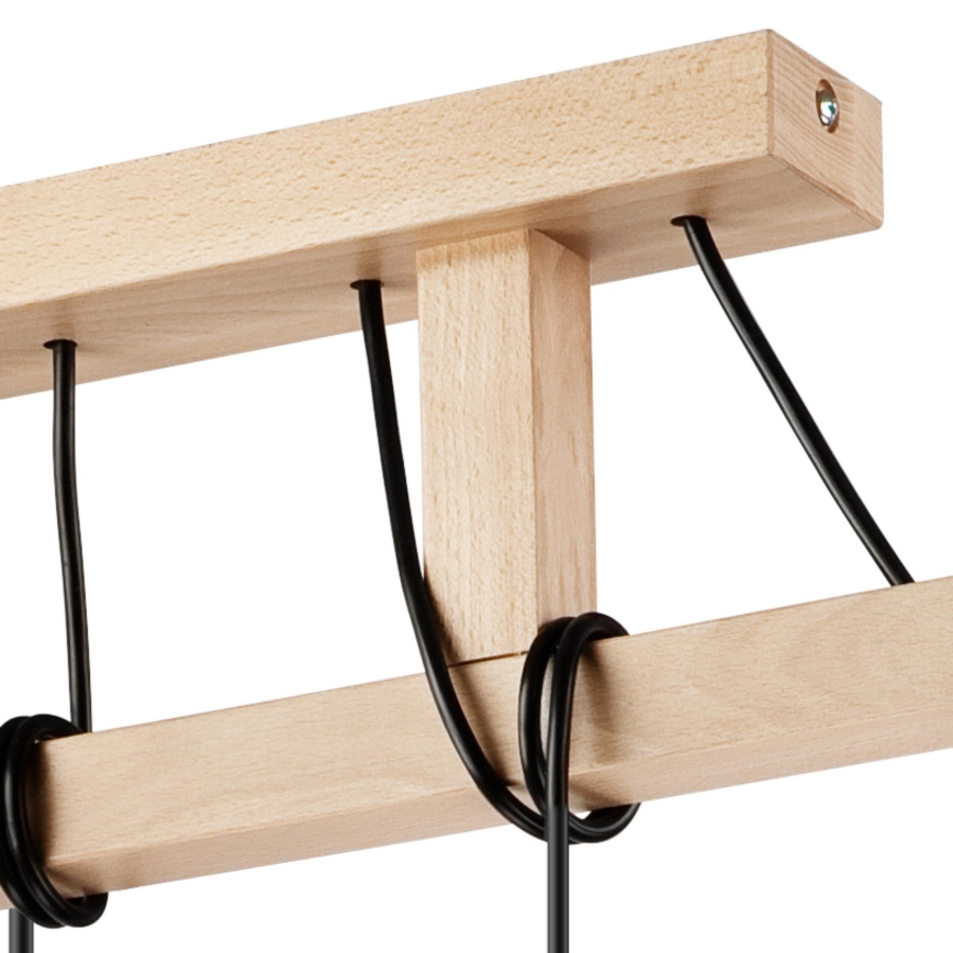 Candelabru suspendat pe cablu LEON 5xE27/60W/230V fag