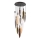 Candelabru pe cablu NORDIC, 11xG9/5W/230V, negru