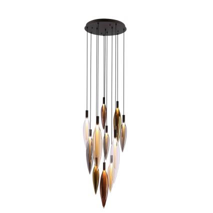 Candelabru pe cablu NORDIC, 11xG9/5W/230V, negru
