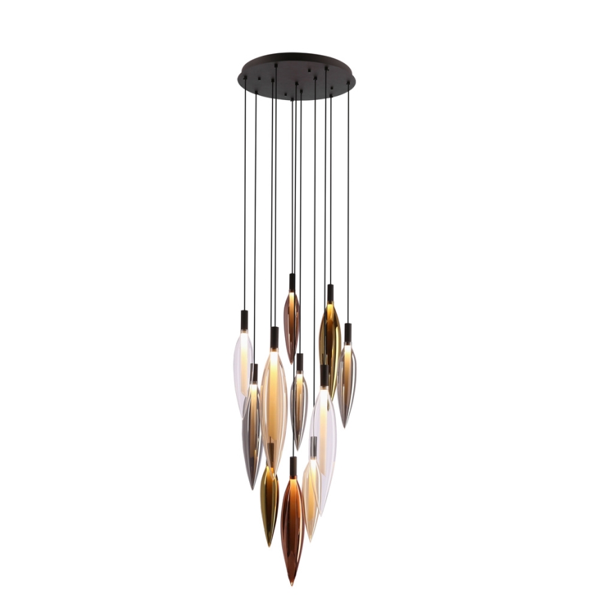 Candelabru pe cablu NORDIC, 11xG9/5W/230V, negru