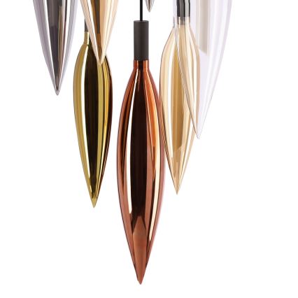 Candelabru pe cablu NORDIC, 11xG9/5W/230V, negru
