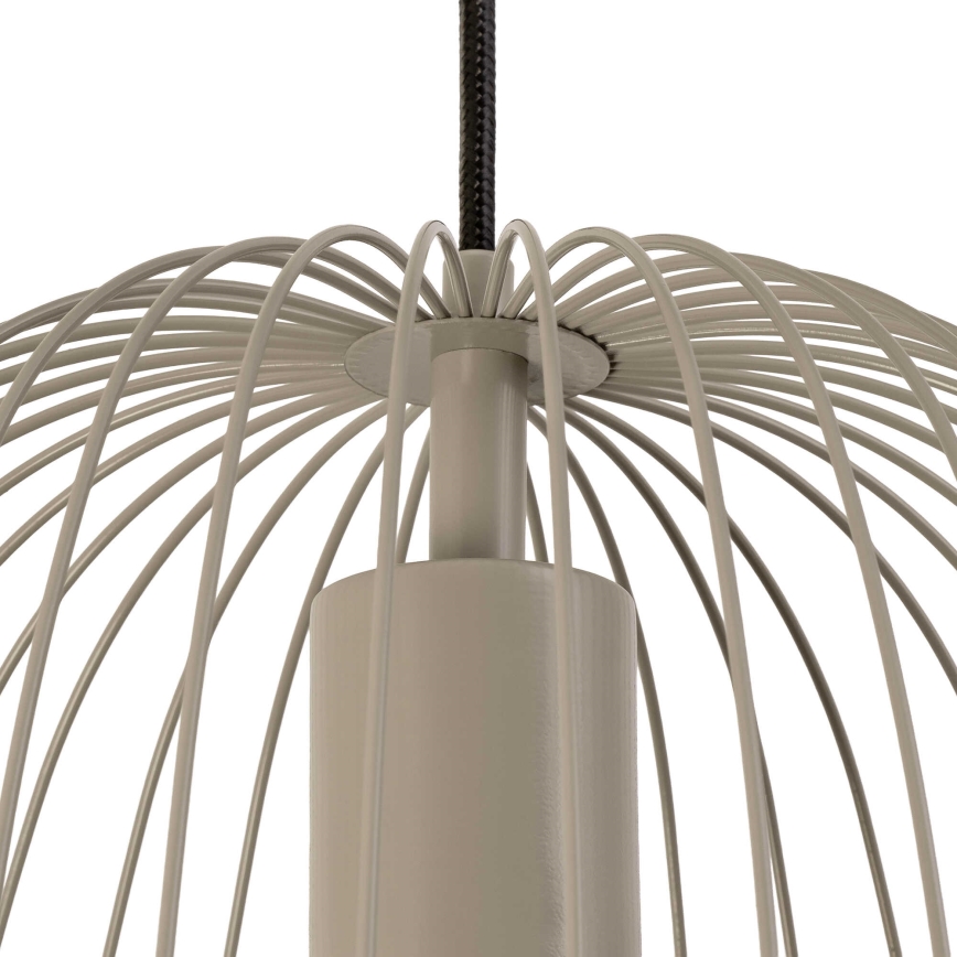 Candelabru pe cablu OVELLA, 1xE27/15W/230V, Ø36 cm, bej