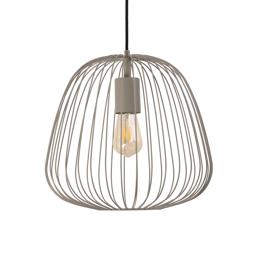 Candelabru pe cablu OVELLA, 1xE27/15W/230V, Ø36 cm, bej