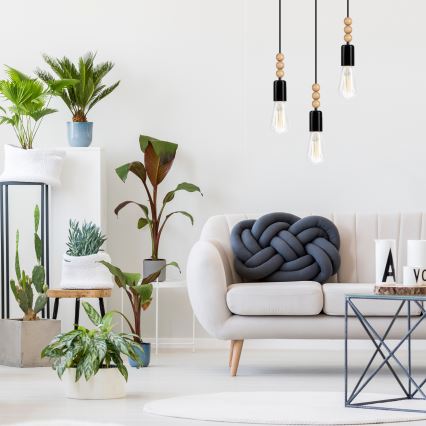 Candelabru suspendat pe cablu SIMON 3xE27/60W/230V fag